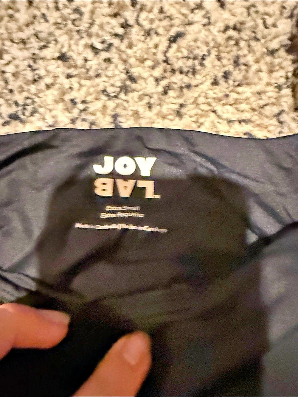 Joy Lab Black Crop Top - Picture 3 of 3